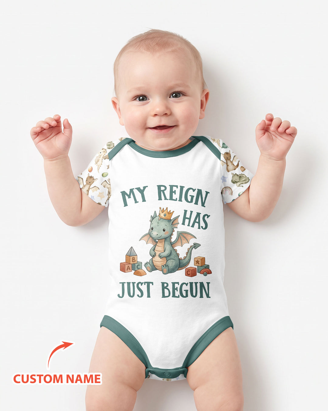 My Reign Has Just Begun Custom Name Bamboo Bodysuit