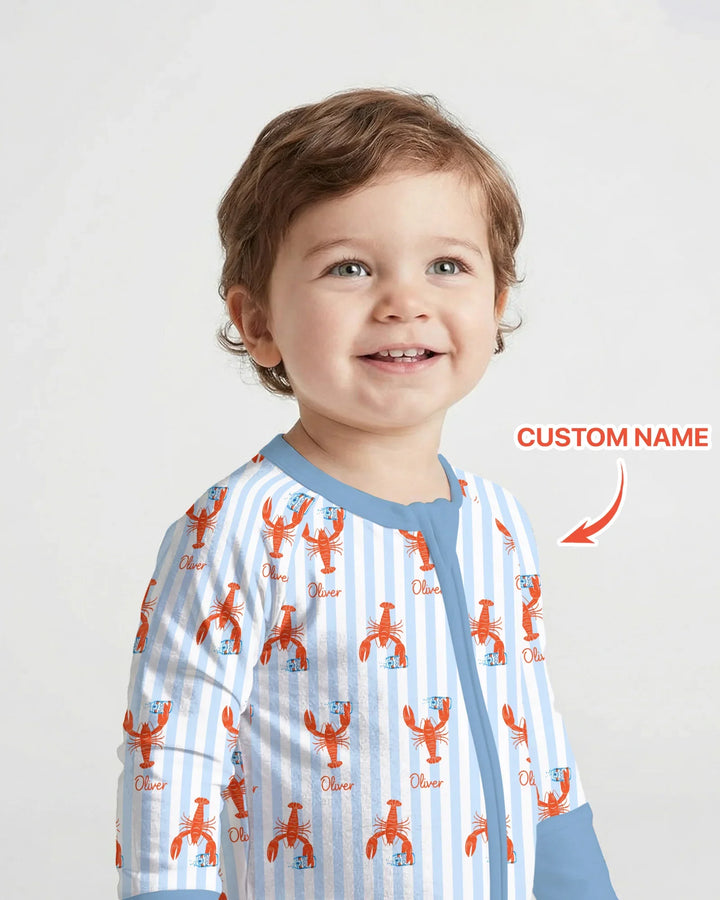 Custom Name Crawfish Beer Season Bamboo Convertible Zippy