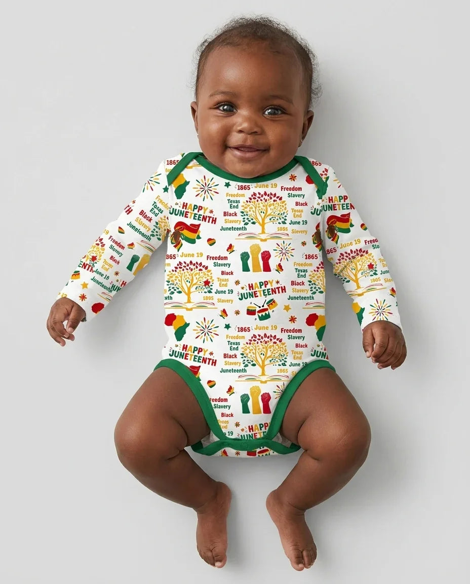 Happy Juneteenth Bamboo Bodysuit