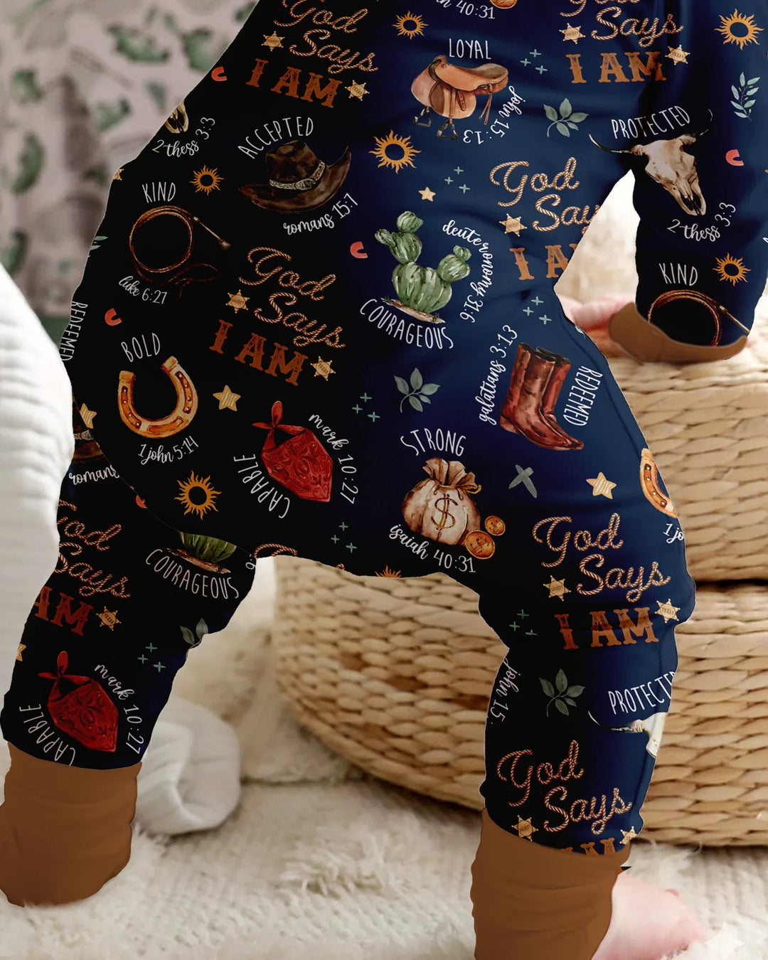 God Says I Am Western Faith Bamboo Convertible Zippy