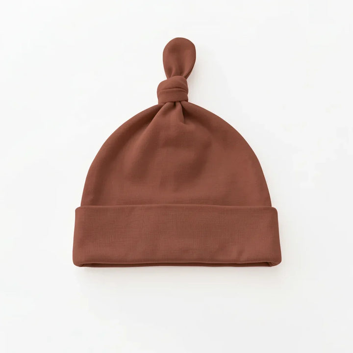 Solid Color Bamboo Knotted Hat