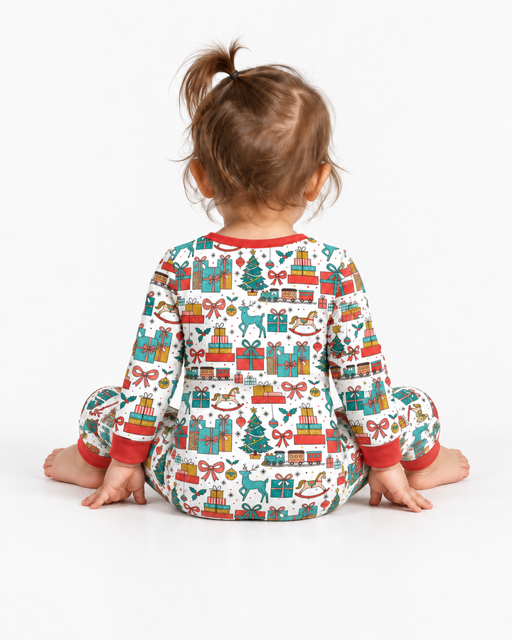 Santa’s Special Delivery Bamboo Two Piece Long Sleeve Pajama Set