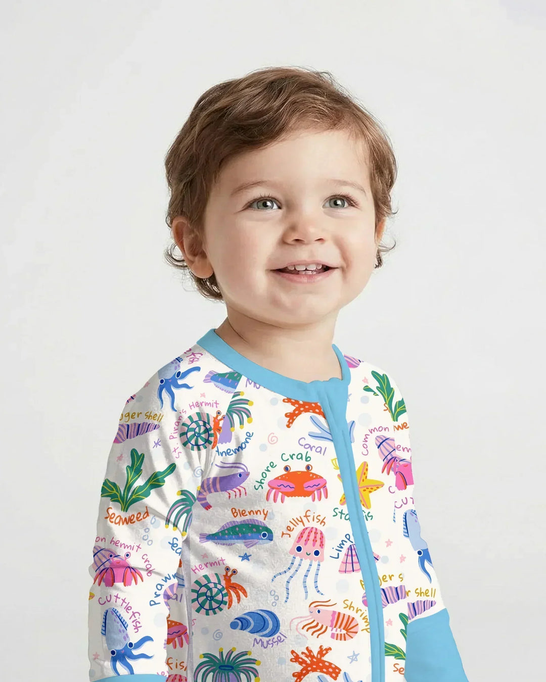 Tide Pool Pals Bamboo Convertible Zippy