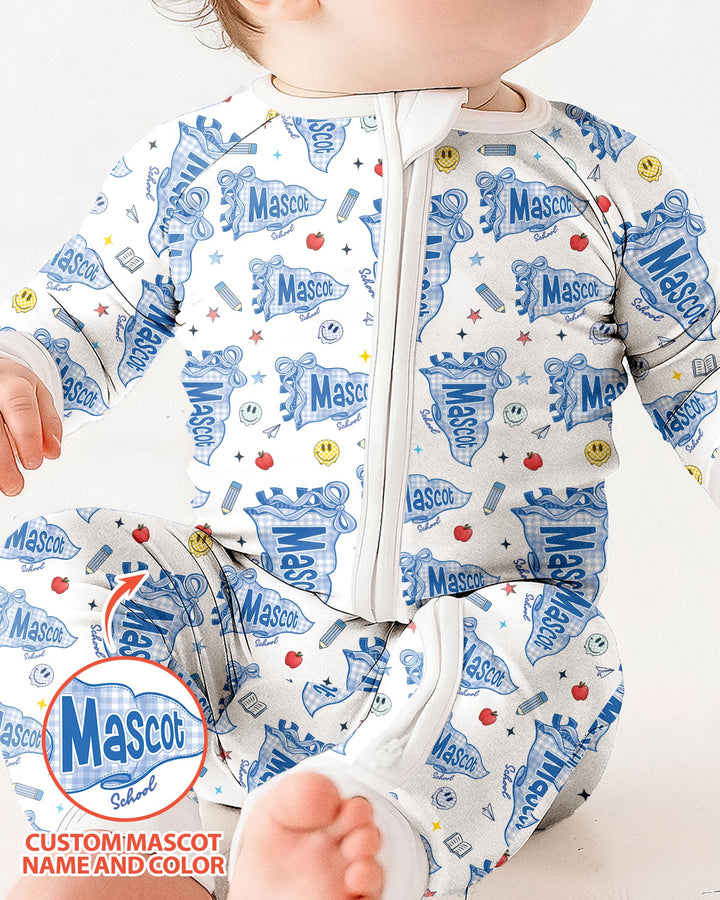 Custom Mascot School Name Bamboo Convertible Zippy