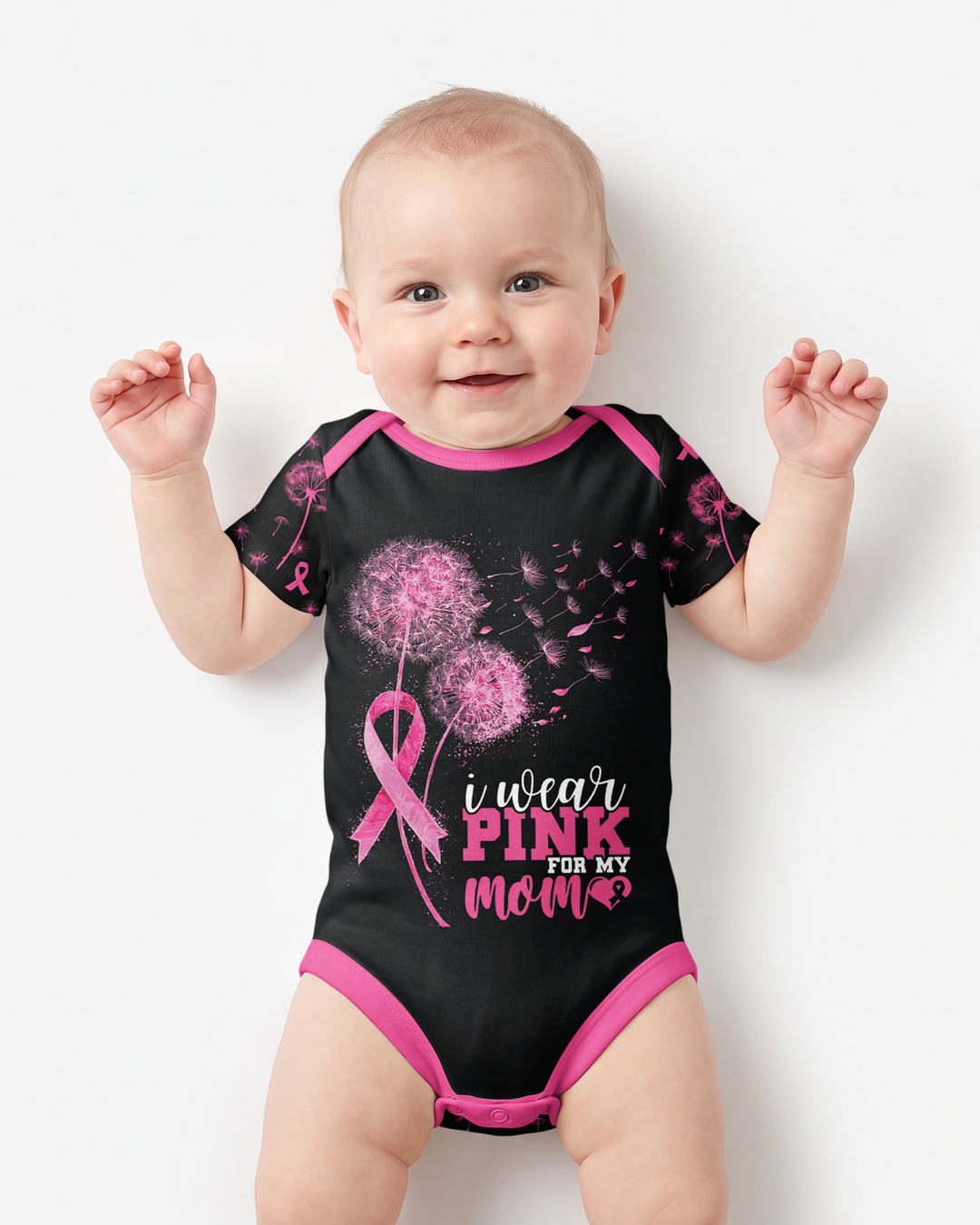 Dandelion Pink For Mom Bamboo Bodysuit