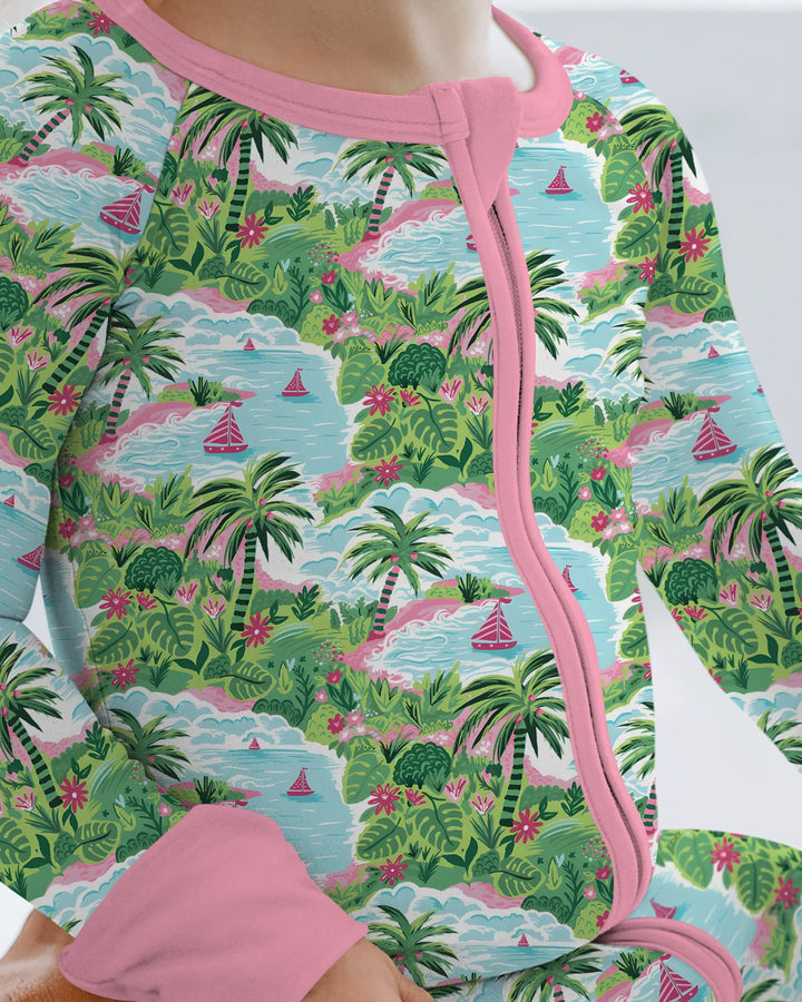 Preppy Coast Beach Club Bamboo Convertible Zippy