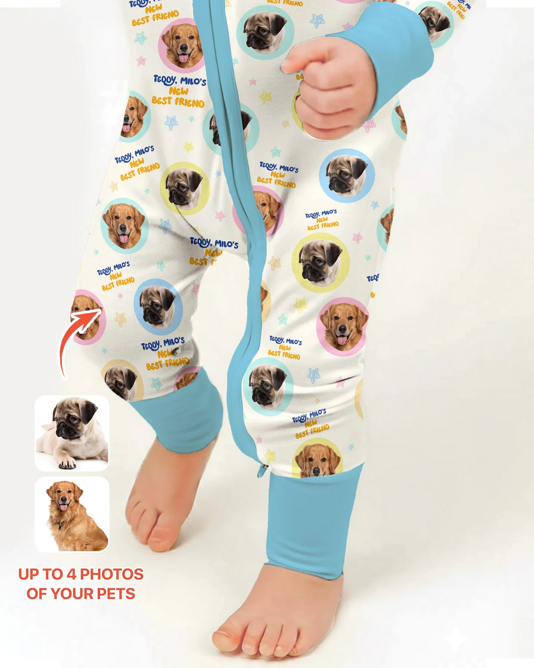 New Best Friend Custom Name And Pet Photos Convertible Zippy