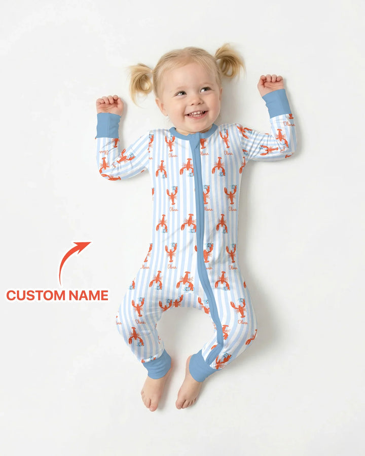 Custom Name Crawfish Beer Season Bamboo Convertible Zippy
