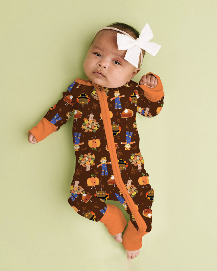 Thanksgiving Festive Bamboo Convertible Zippy