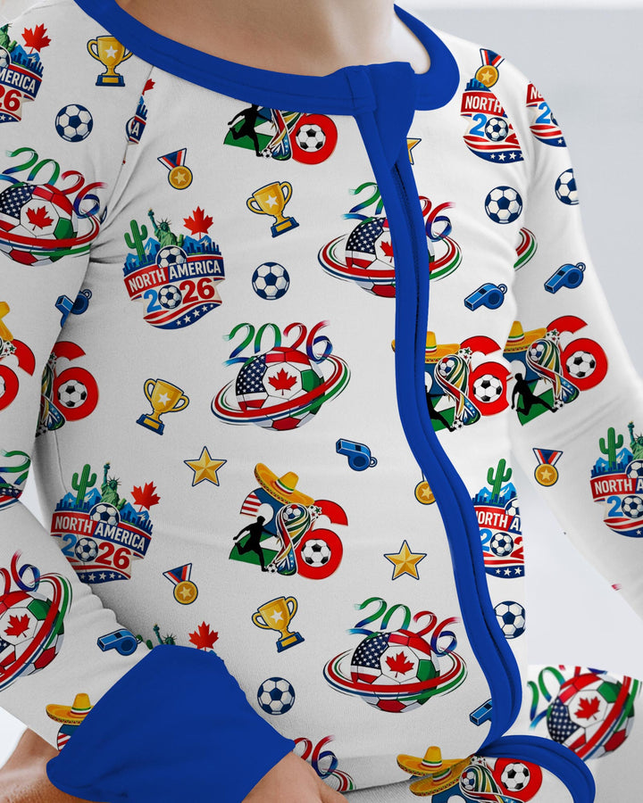 World Soccer North America 2026 Family Matching Bamboo Convertible Zippy
