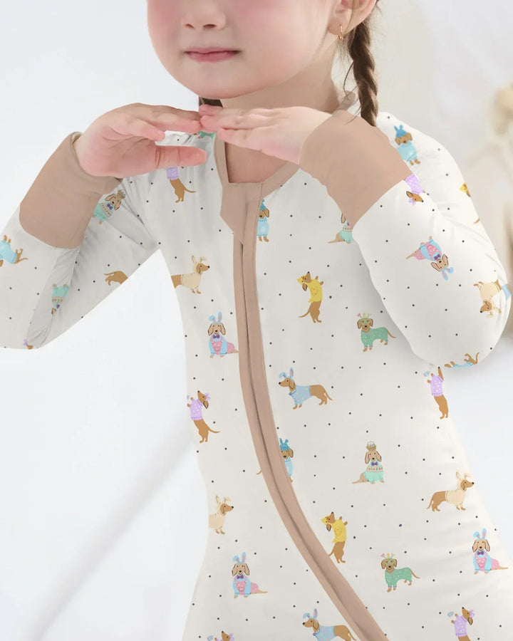 Easter Dachshund Bamboo Convertible Zippy