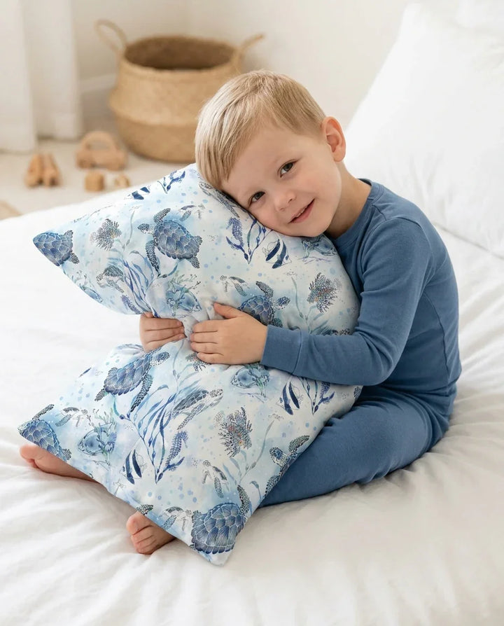 Little Turtles Family Matching Bamboo Pillow Case