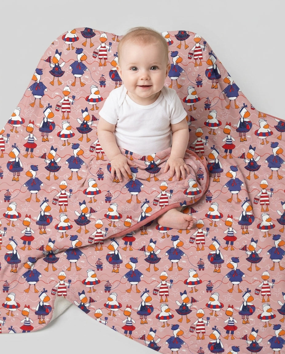 Freedom Floaties Family Matching Bamboo Blanket