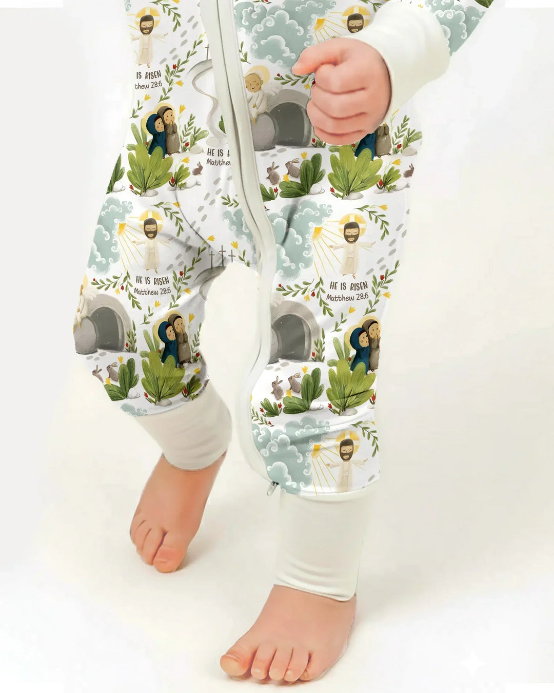 He Is Risen Bamboo Convertible Zippy