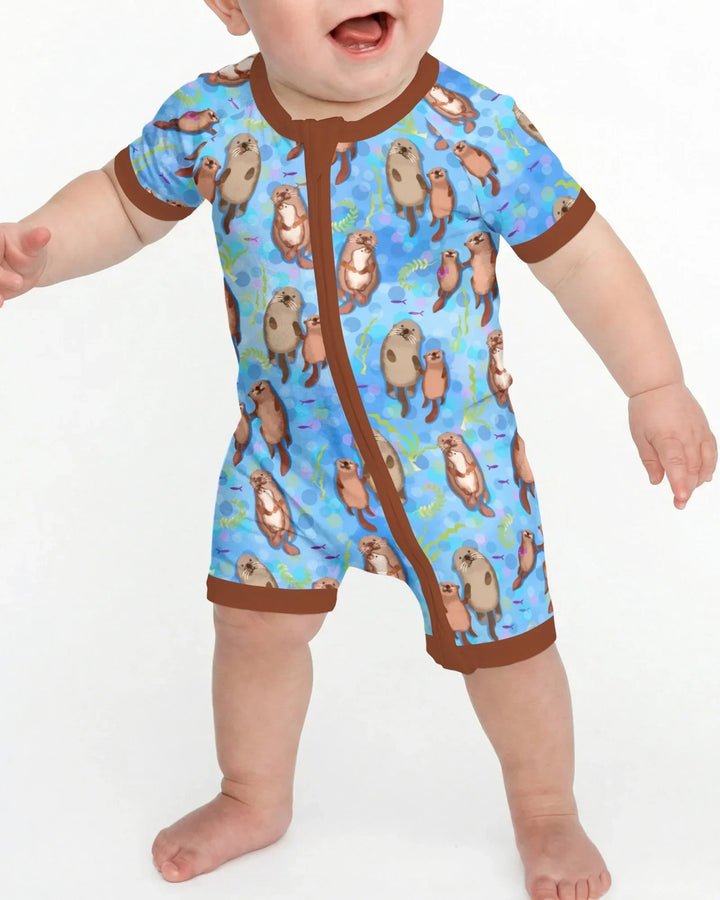 Otterly Together Bamboo Shorty Zippy