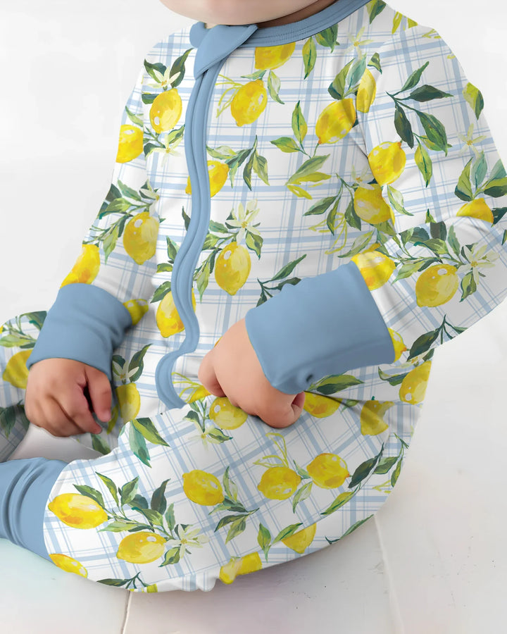 Mediterranean Lemons Family Matching Bamboo Convertible Zippy