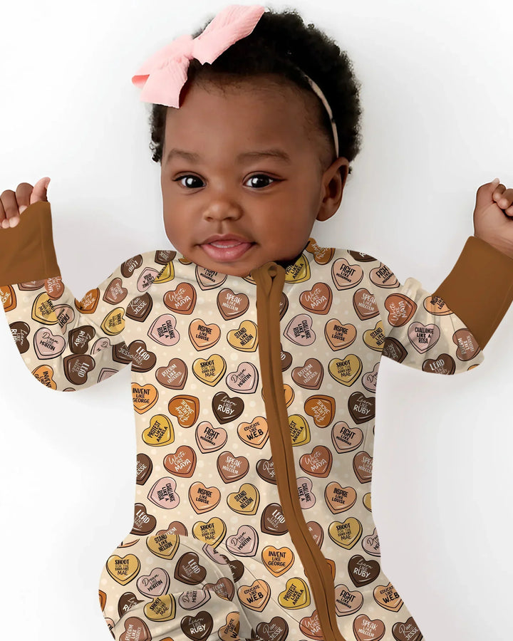Black Month History Family Matching Bamboo Convertible Zippy