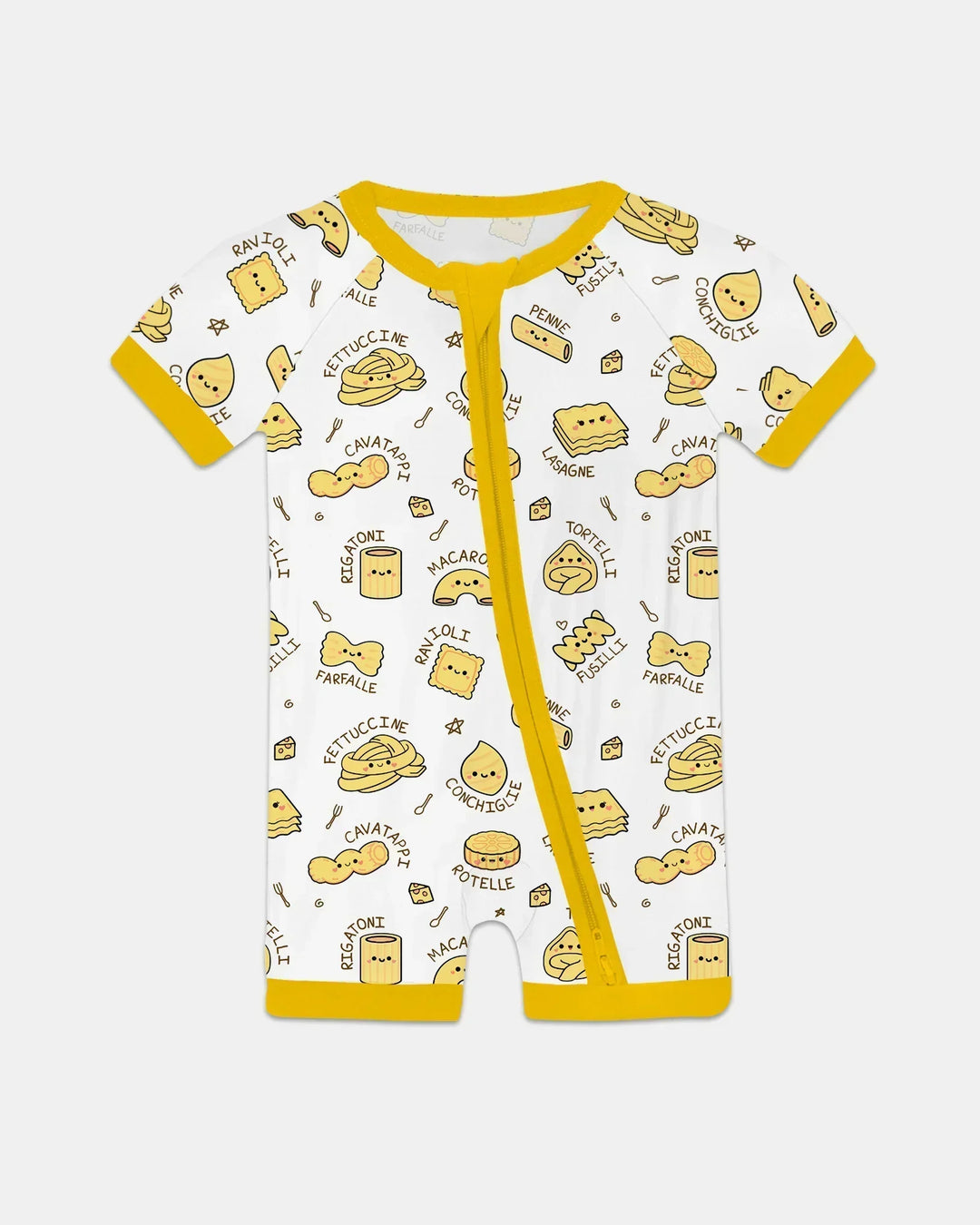 Kawaii Pasta Bamboo Shorty Zippy