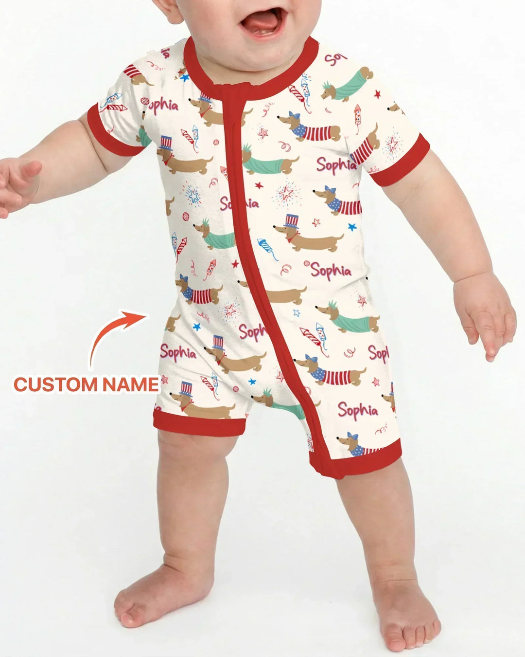 250 Years Of Freedom Bamboo Shorty Zippy