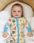 Islamic Shapes Bamboo Convertible Zippy