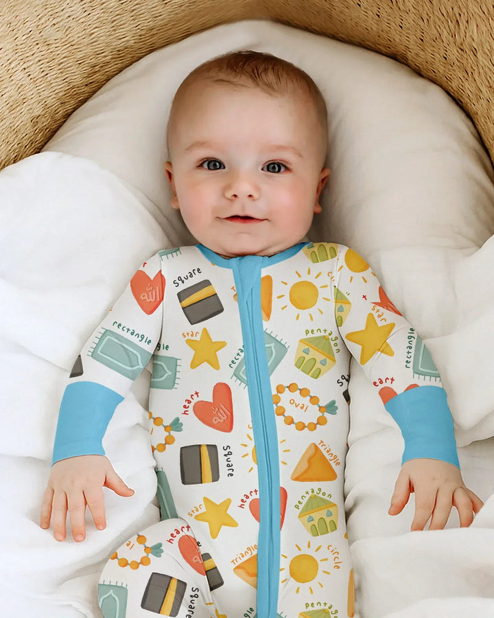 Islamic Shapes Bamboo Convertible Zippy