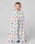 Animals Alphabet Bamboo Blanket