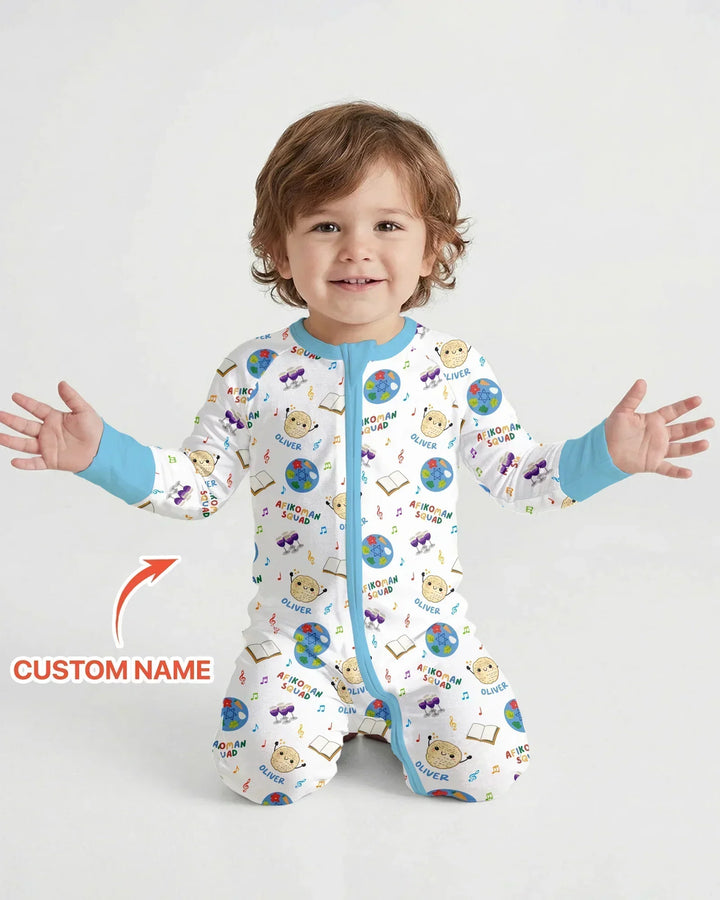 Custom Name Passover Afikoman Squad Bamboo Convertible Zippy