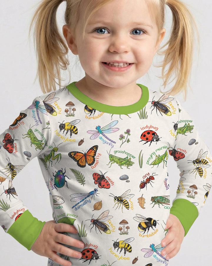 Template Bamboo Two Piece Long Sleeve Pyjamas Set