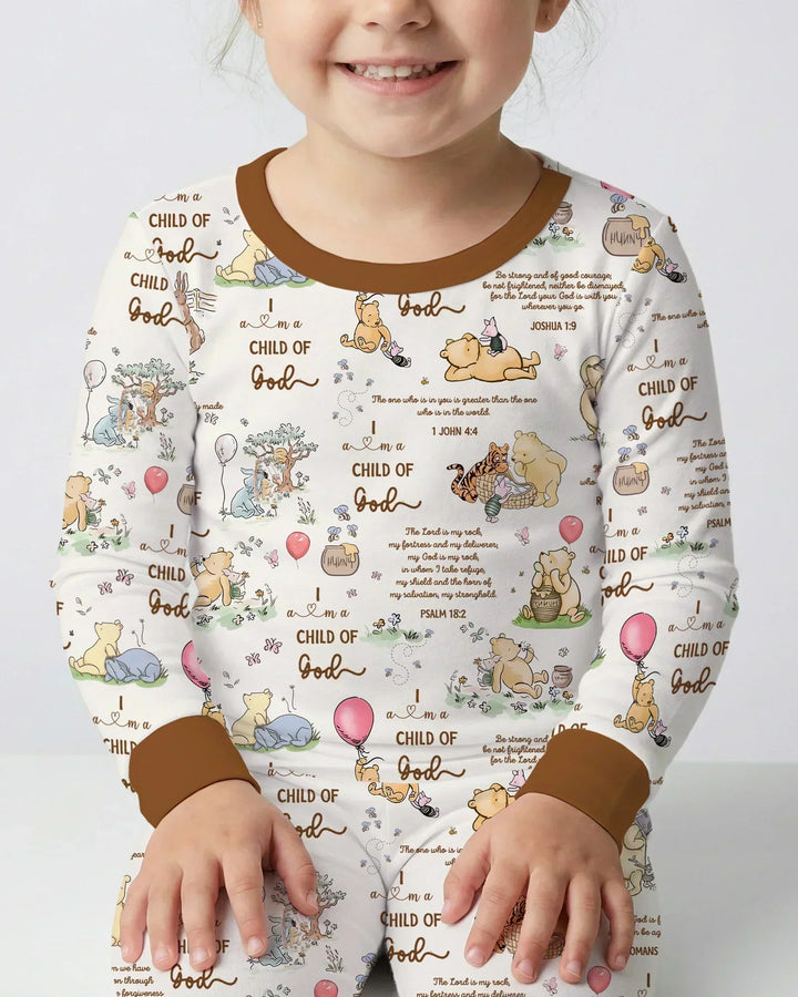 Child of God Whimsy Woodland Bamboo Two Piece Long Sleeve Pajama Set