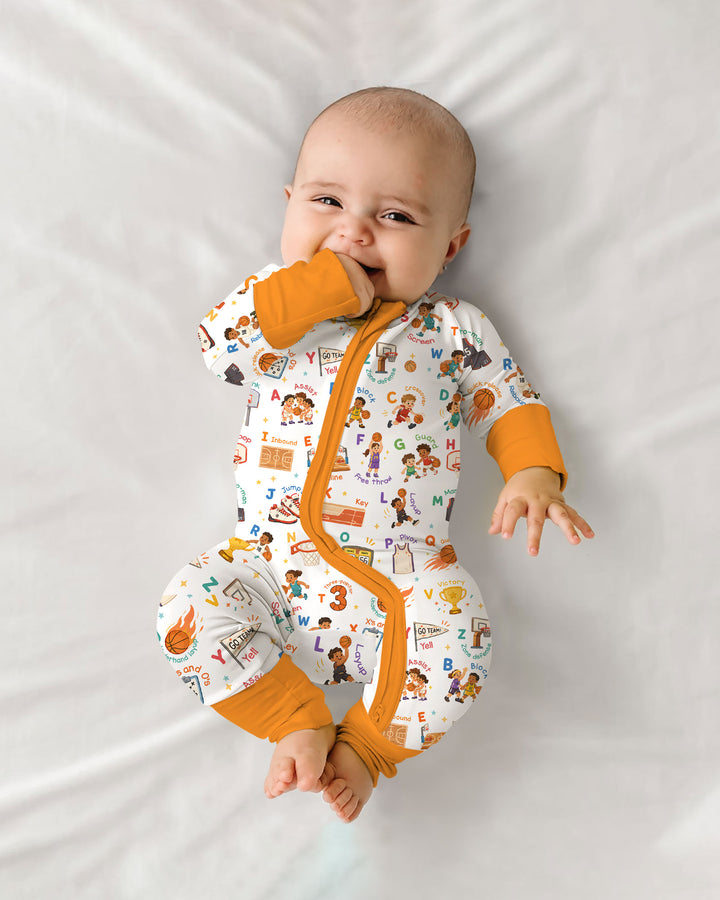 Basketball Alphabet Bamboo Convertible Zippy