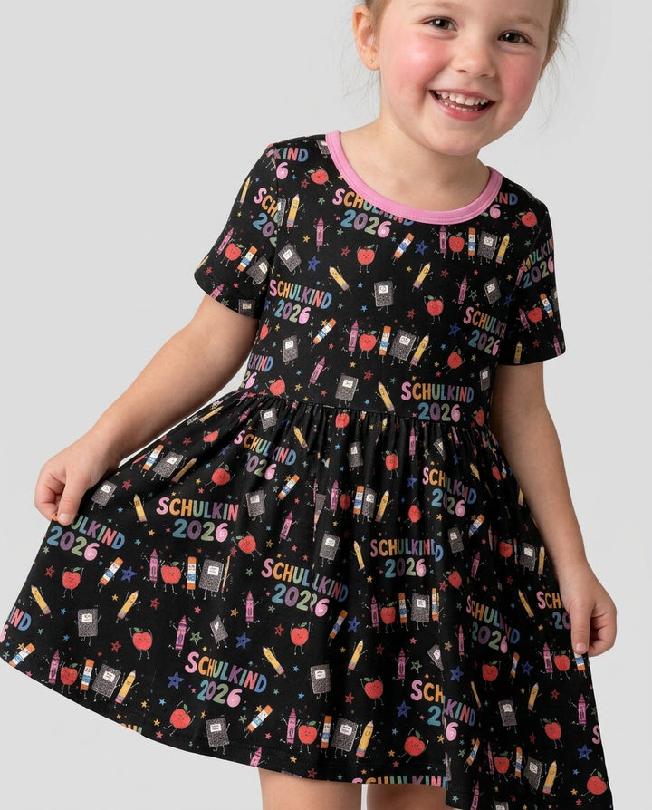 First Day Fun 2026 Bamboo Twirl Dress