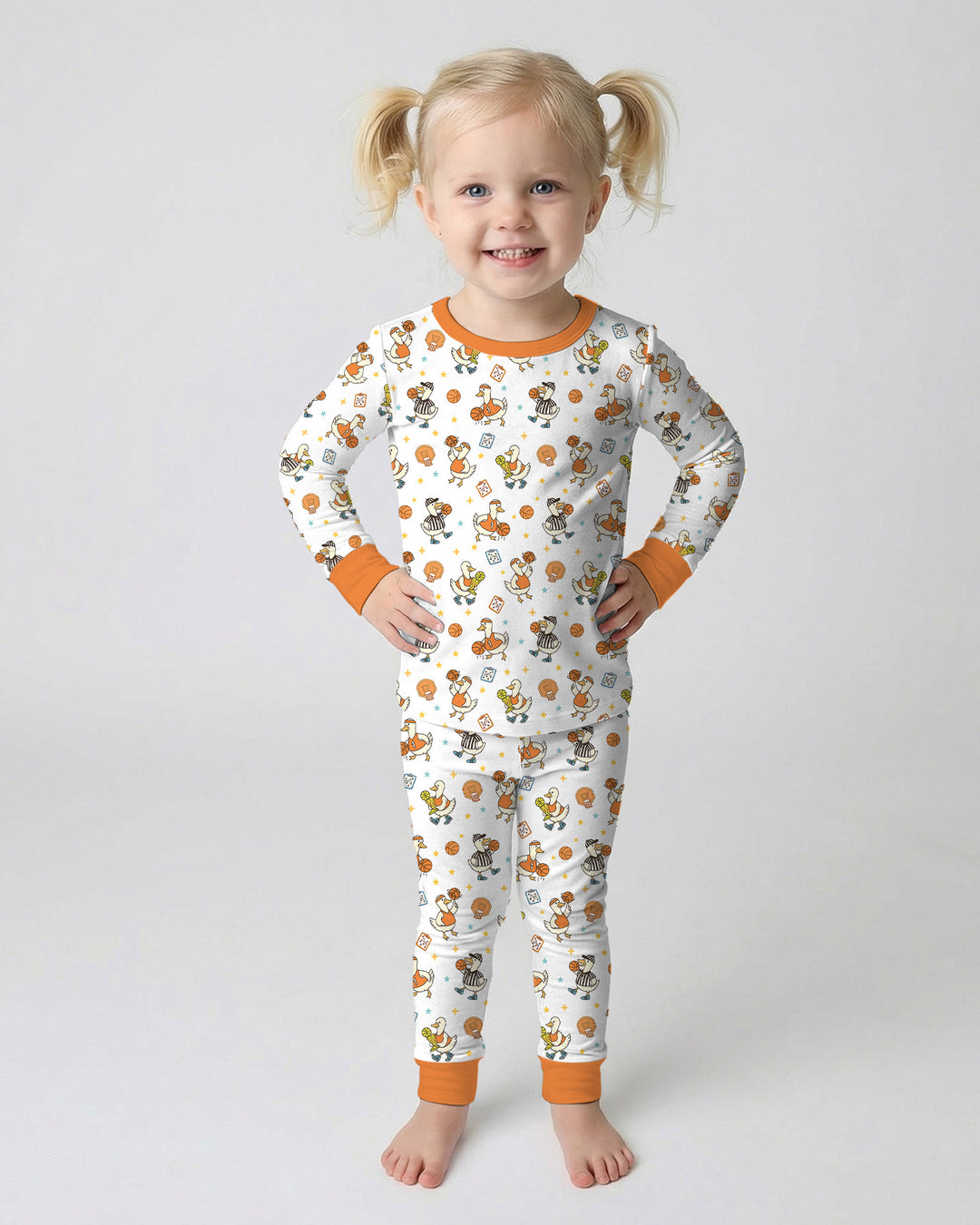 Template Bamboo Two Piece Long Sleeve Pyjamas Set