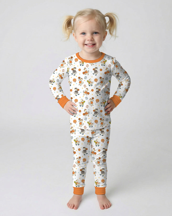 Template Bamboo Two Piece Long Sleeve Pyjamas Set
