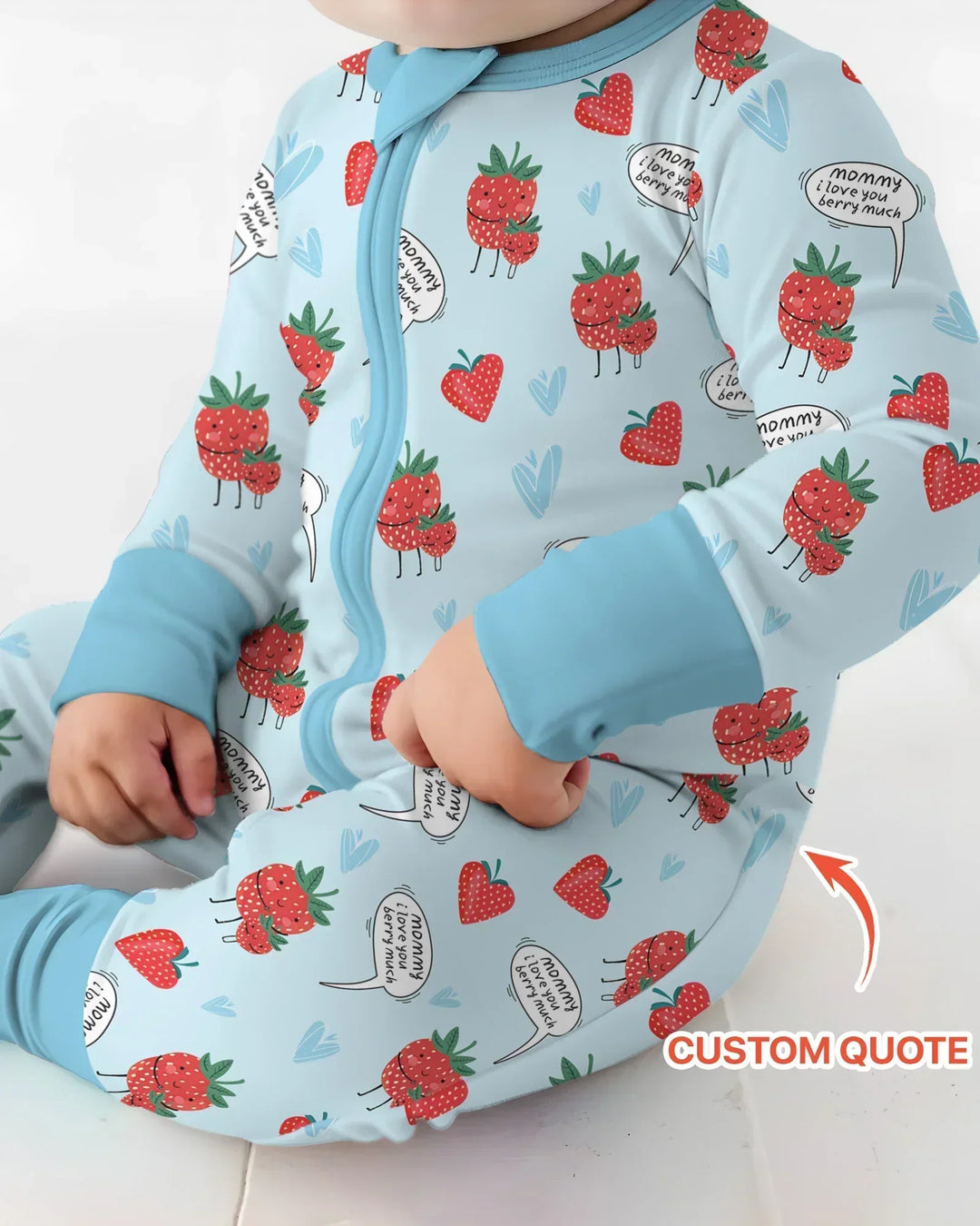 I love you berry much Bamboo Convertible Zippy