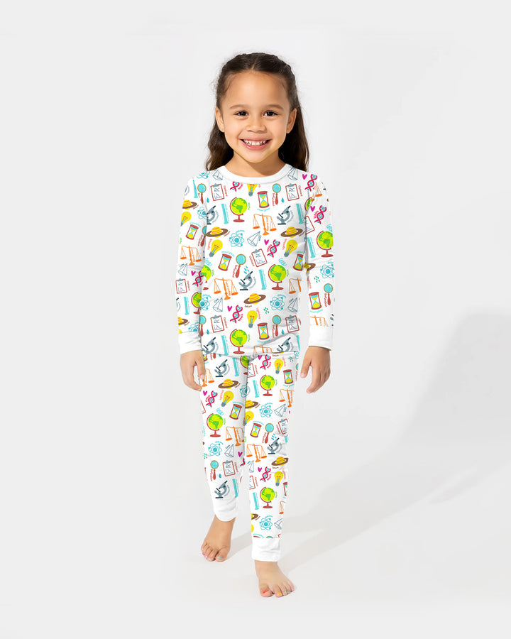 Template Bamboo Two Piece Long Sleeve Pyjamas Set