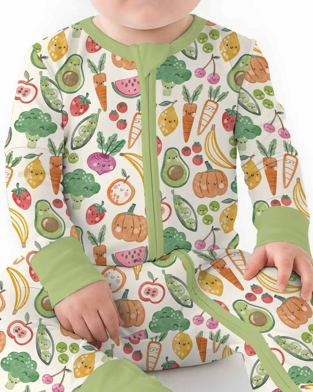 Veggie Friends Family Matching Bamboo Convertible Zippy