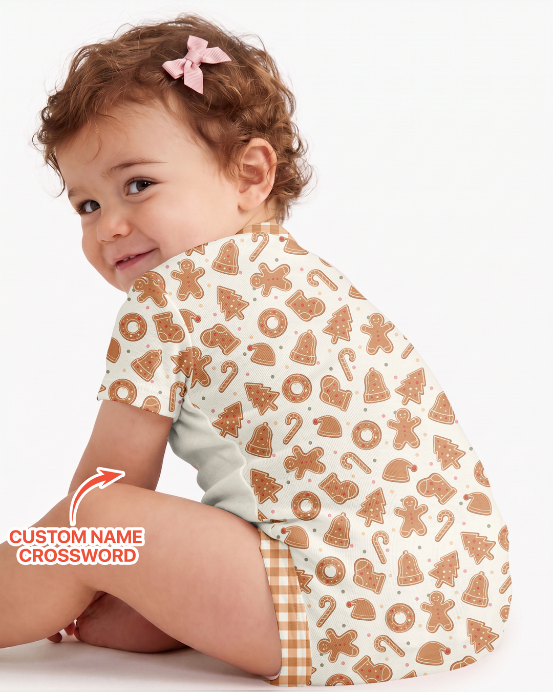Custom Crossword Cookie Crew Bamboo Bodysuit