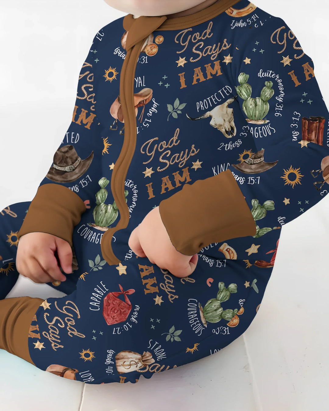 God Says I Am Western Faith Bamboo Convertible Zippy