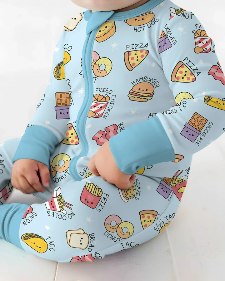 Kawaii Yummy Food Bamboo Convertible Zippy