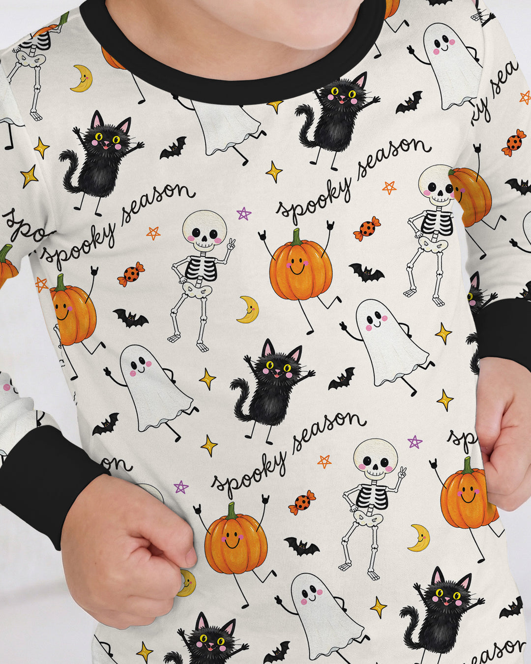 Template Bamboo Two Piece Long Sleeve Pyjamas Set