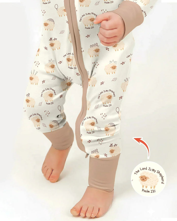 The Lord Is My Shepherd Baby Bamboo Convertible Zippy
