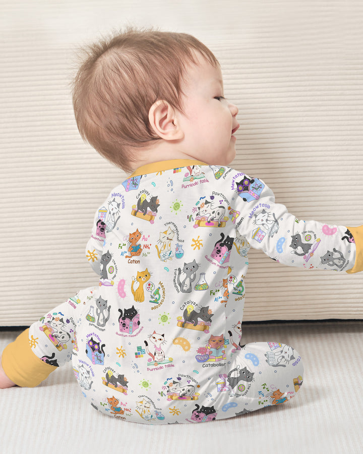 Funny Cat Love Scientist Bamboo Convertible Zippy