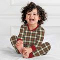 Cozy Evergreen Plaid Bamboo Two Piece Long Sleeve Pajama Set
