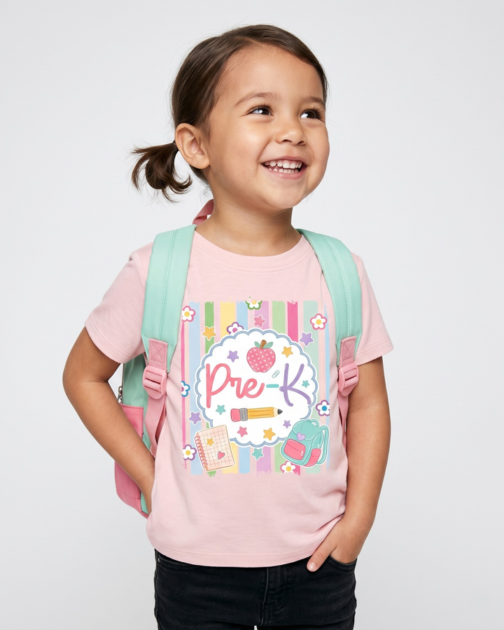 Custom Kindergarten & Grade Bamboo Crewneck T-Shirt