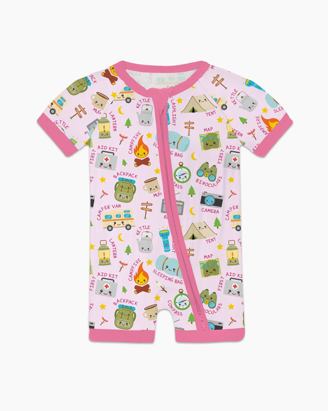 Little Camp Adventure Family Matching Shorty Zippy