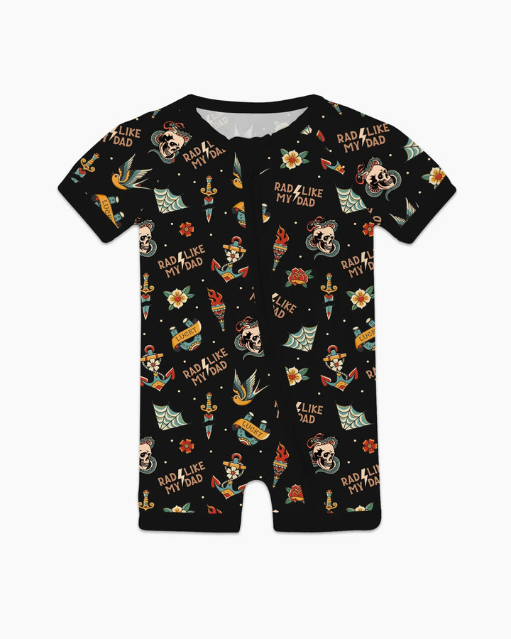 Rad Dad Society Daddy & Me Matching Bamboo Shorty Zippy