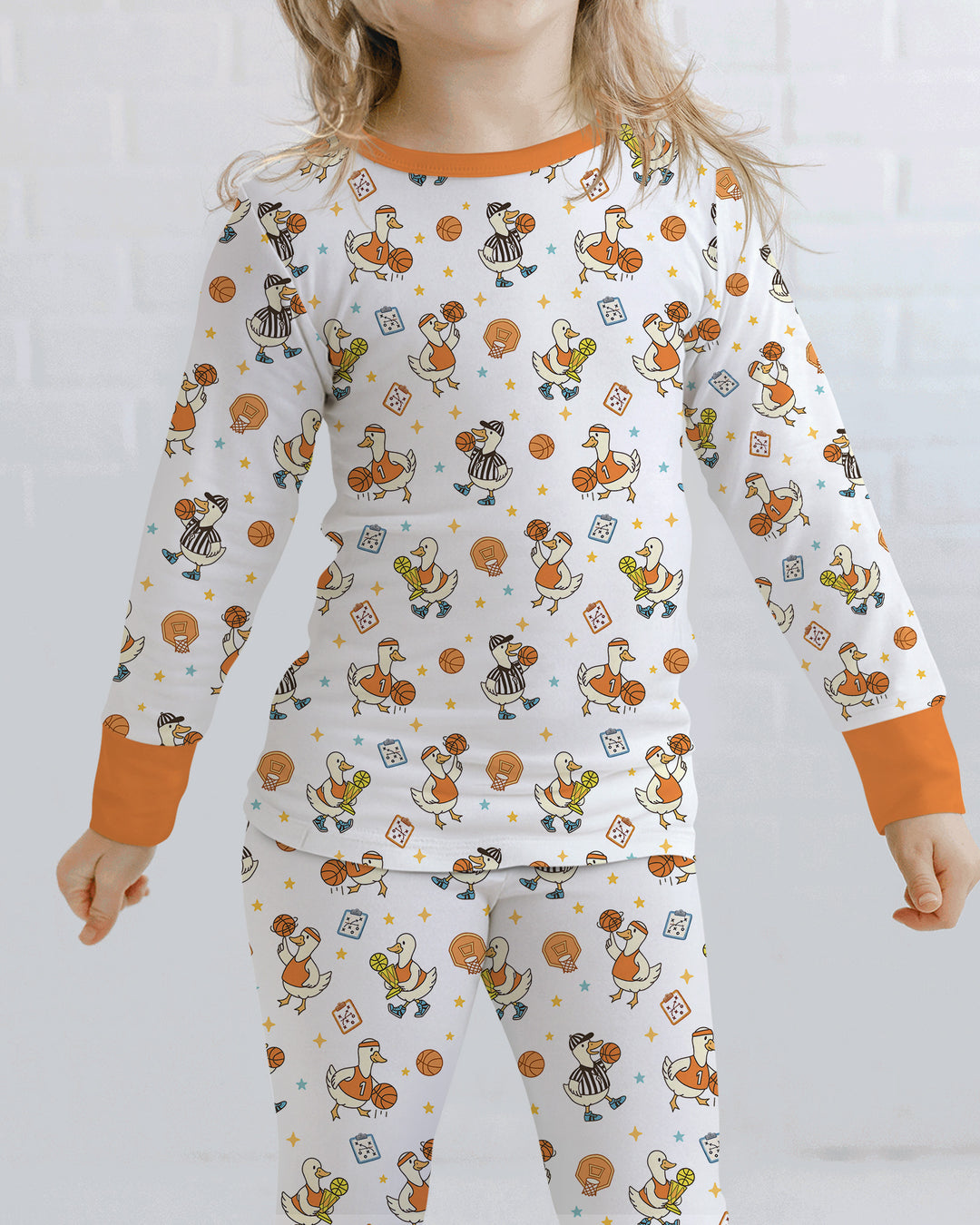 Template Bamboo Two Piece Long Sleeve Pyjamas Set