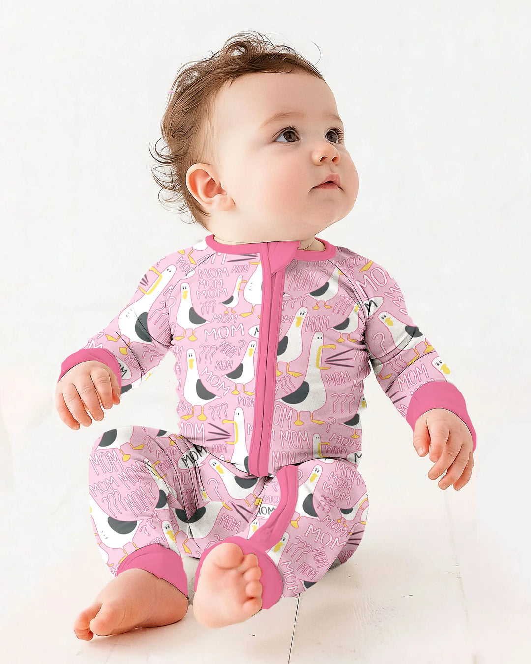 Funny Seagull MOM Convertible Zippy
