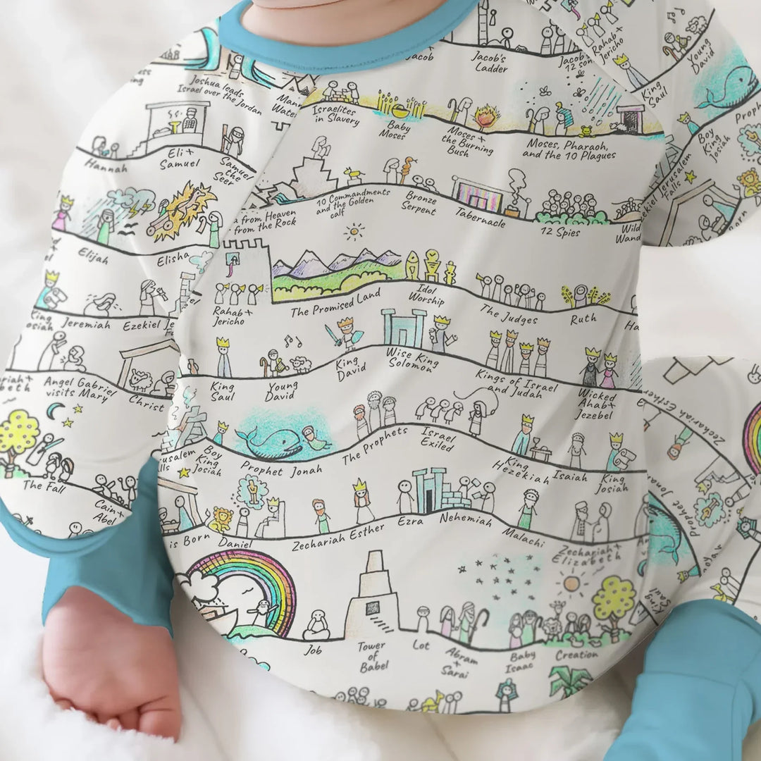 Bible Story Journey Family Matching Bamboo Convertible Zippy