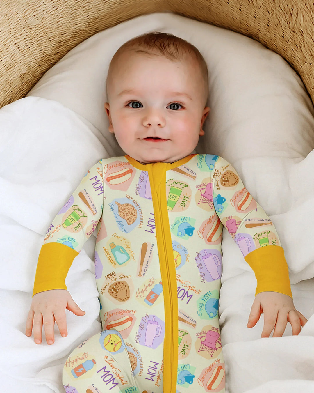 SoftBall Mom Saves The Days Bamboo Convertible Zippy